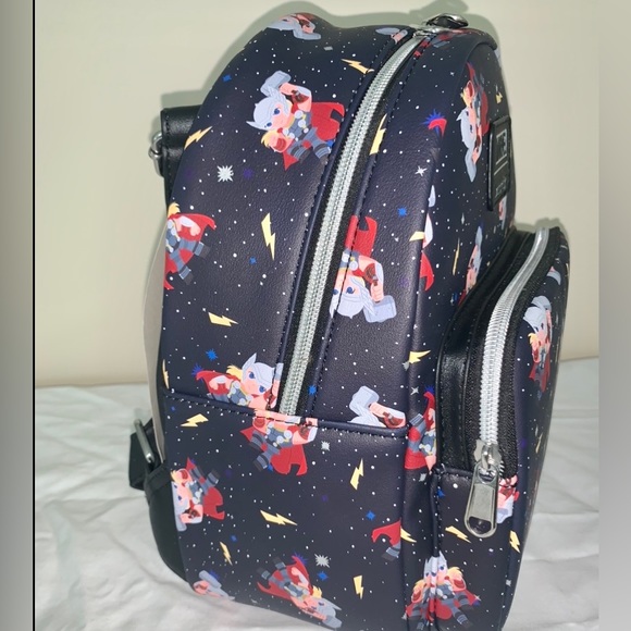 Loungefly Mini Backpack Marvel Thor - Picture 4 of 9